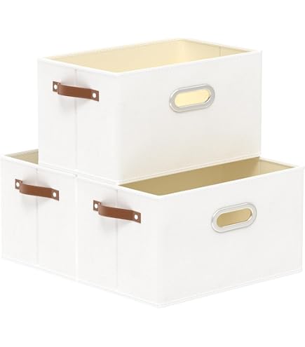 2 Scatole Portaoggetti In Tessuto Con Coperchio 32x23x20 Cm - Grigio, Per Armadio E Casa - Foto 5