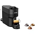 Nespresso De'Longhi ENV90.B Vertuo Pop, coffee capsule machine, prepares 4 cup sizes, centrifusion technology, welcome package included, 1350W, Liquorice Black