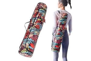 Oaygat Yoga Mat Bag Large with Carry Strap Sport Gym Carrier with Full Zipper Bottle Pocket and Wet Compartment Exercise Mat Luggage Bag Yoga Tote Carrier