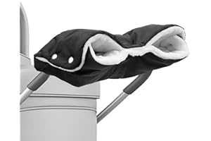 FGEN Handwärmer Kinderwagen,Handschuhe Handmuff,Kinderwagenmuff Wasserdicht Winddicht Universalgröße für alle Kinderwagen Buggy
