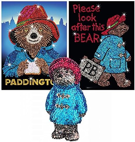 KSG 3D Paddington Bear and 2 2D Sequin Art Bundle