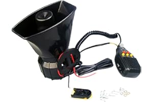 YIYIDA Car horn siren speaker Electric Horn Car recording 100W 130DB car siren vehicle horn with Mic PA speaker system emergency sound Loud Car siren Horn Siren for any 12V car truck boat ect