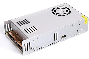 12V 30A 360W DC switching power supply AC 110V/220V to DC-12V power adapter, ANGEEK transformer constant voltage, suitable for LED strips, cameras, surveillance systems, lighting projects, etc.