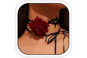 Reaky Choker Necklaces Halloween Flower Necklace Black Choker Necklace Chains Festival Costume Accessories for Women