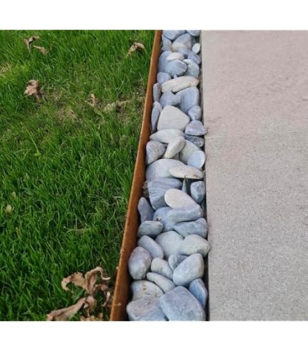 5 Bordi In Cemento Per Aiuole E Cordoli &ndash; Recinzione Decorativa Per Giardino, Staccato, Facile Da Posare