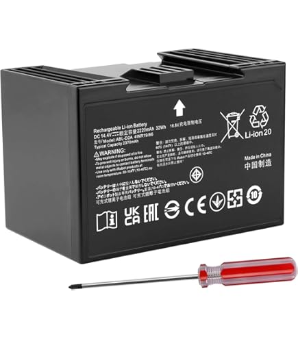 Batteria Per IRobot Roomba I7, I3, I4 - 3200mAh, 14.4V, Compatibile Con Modelli E5150, E5152, Ecc. - Foto 7
