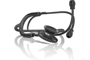 MDF INSTRUMENTS MDF MDF747BO Stetoskop z Podwójną Głowicą, Czarny, 20.8 x 10.21 x 2.79 cm, 1 Sztuka