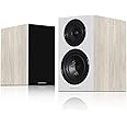 Wharfedale Diamond 12.0 Pair of Passive Bookshelf Speakers, Light Oak