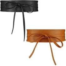 4 Ceintures En Paille Tressée Élastique - Boucle Bois - Pour Robes, Style Bohème - Femme