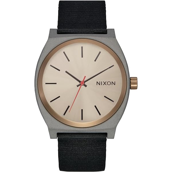 Nixon Orologio Uomo Time Teller OPP - Quarzo, Cinturino In Silicone, Cassa In Plastica Riciclata, 100m