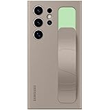Samsung Standing Grip Case cover con cinturino e funzione cavalletto per Galaxy S24 Ultra, Taupe