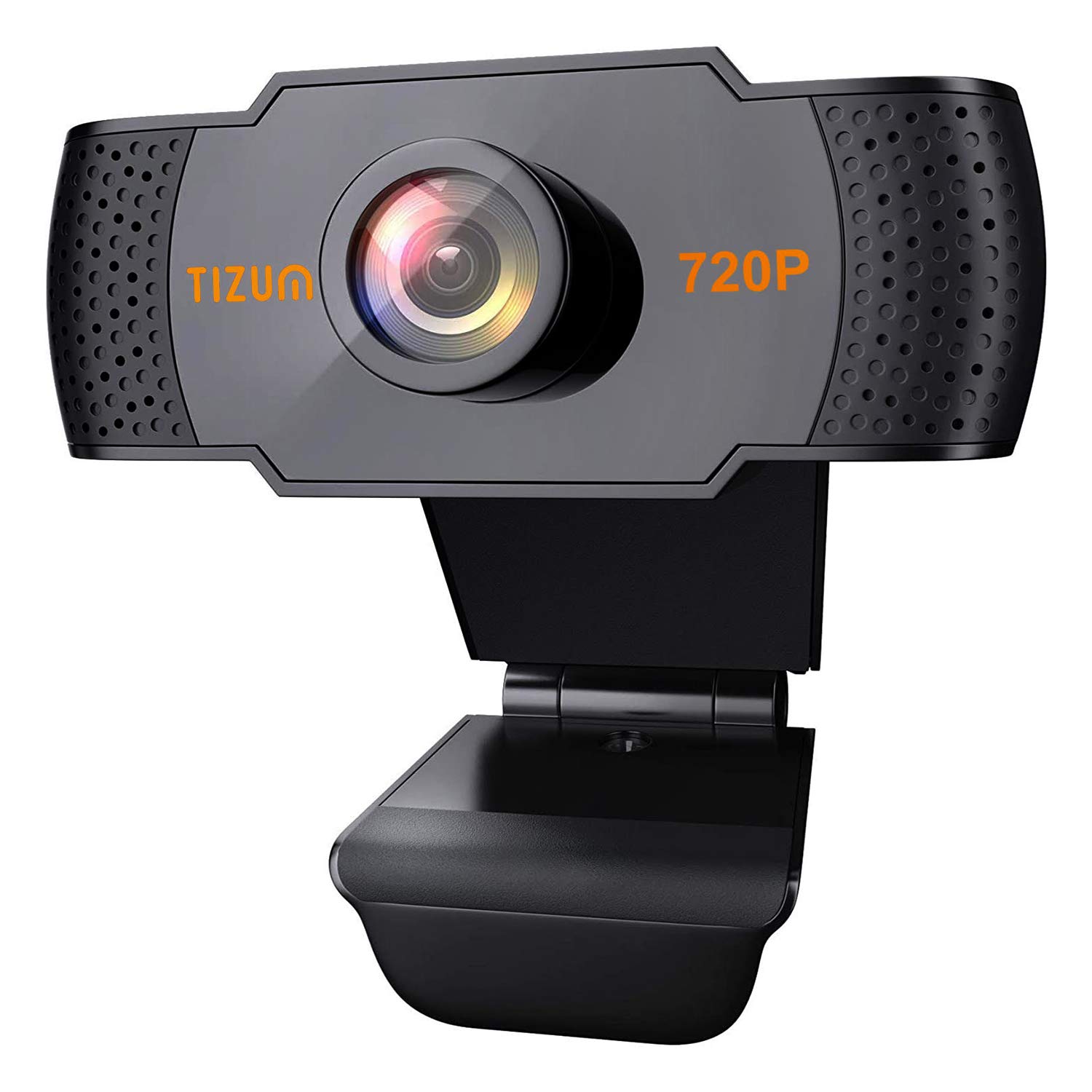 Tizum ZW79- HD 720p Webcam, Widescreen Viewing Angle, Auto Light Correction, Noise-Reducing Mic, for Skype, FaceTime, Hangout
