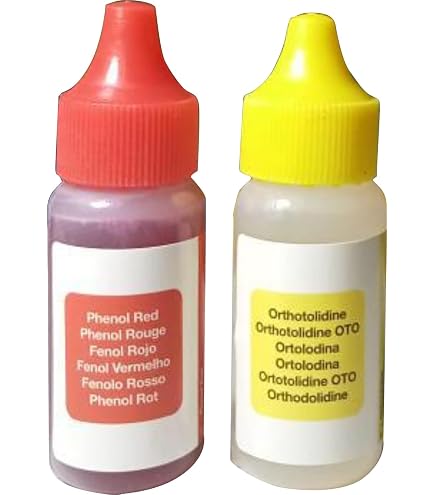 Kit Test PH Et Chlore Pour Piscine & Spa – 5 Gouttes Précises – Analyseur Oto/Phénol Fiable Et Rapide