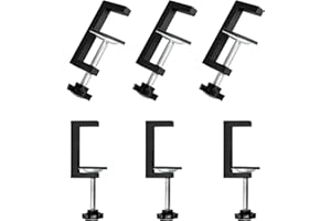 NS Juvyig G Morsetti per lavorazione del legno, vite regolabile piccole staffe, mollette da tavolo universali per la lavorazione del legno, mini bar morsetto per falegnameria progetti fai da te (6,
