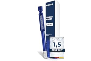 WERKSTEIN® Fliesenbohrer mit Diamantbohrkronen [6mm] - Diamantbohrer für Fliesen & Feinsteinzeug - Robuster Fliesenbohrer mit Sechskantschaft - Bohrer für Granit, Keramik & Naturstein