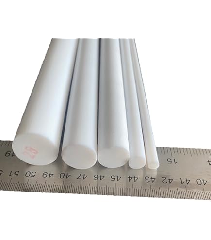 Barra Tonda In PTFE (Teflon) Bianca - Diametro 20mm Lunghezza 1 Metro - Foto 3