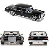 Cici Oyuncak 1963 Mercedes-Benz 600, 1:24 &Ouml;l&ccedil;ek, Diecast Model Araba, Siyah