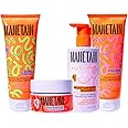 MANETAIN Washday Bundle | Moisturizing Shampoo 237ml , Multipurpose Conditioner 200gm , Volume Gel 200ml & Curl Cream 200ml | Hydrating, Anti-Frizz, Curl-Enhancing for Curly, Wavy Hair | Protein/Moisture Balanced | Vegan, No Sulfates or Silicones