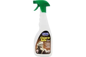 Johnsons Clean 'N' Safe Reptile 500ml - Disinfectant Spray for Vivaria, Kills Bacteria & Viruses