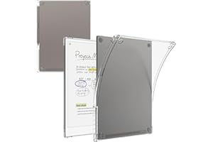 MEMELOKA Cover per Remarkable Paper PRO con Slot per Penna, Trasparente Morbido TPU Silicone Protettiva Custodia Antiurto Anti-Graffio Bumper con Angoli Rinforzati