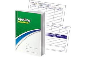 PRIMARY TEACHING SERVICES LTD 35 Spelling Practice Record Book Childrens Pupils School Literacy Diary Log Teachers A5 Primary Teaching Services