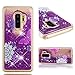 Produktbild Samsung Galaxy S9 Plus Hülle,Galaxy S9 Plus Glitzer Hülle,Roreikes transparent Flüssig hülle Quicksand Glitzer Mode kreatives Design Fließende Flüssigkeit Luxus Funkeln Bewegende Treibsand Durchsichtig Silikon TPU Bumper Handyhüllen Smartphone schutzhülle für Samsung Galaxies S9 Plus Case Cover
