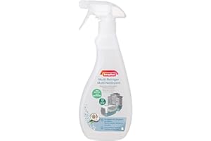 Beaphar – Spray Multi-Nettoyant aux Probiotiques – Litières, niches et Cages – Élimine saletés, allergènes et Taches – Favorise Un microbiome sain de Votre intérieur – Fraîcheur & Propreté – 500 ML