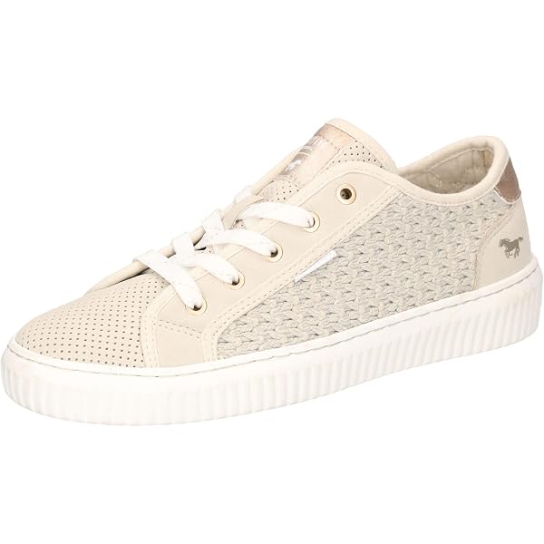 Scarpe Da Ginnastica Donna MUSTANG 1358-306 - Sneaker Sportive Con Allacciatura E Combinazione Di Materiali, Suola Flessibile - 3
