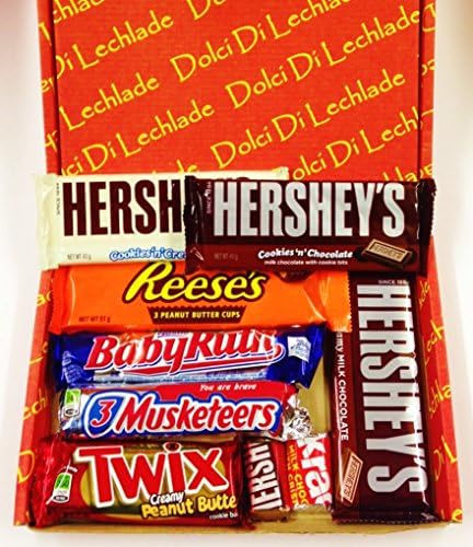 American Chocolate gift box by Dolci Di Lechlade® American sweets USA candy Reese`s Hershey`s Nestle