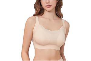 LRSSMB Sujetador De Mastectomía Con Bolsillos, Bralette Sin Costuras For Poscirugía, Sin Aros, For Prótesis Mamarias, Sujetador Acolchado For Dormir