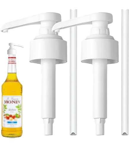 Sirup-Pumpspender Set – 5 Stück, 4 Ml Pro Hub, Für 1-Liter-Flaschen, Ideal Für Kaffee, Seife & Co.