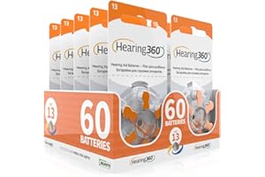 SDU SPECIALISTIDELLUDITO 60 Pile Modello 13 Arancione (PR48) - 10 Confezioni da 6 Batterie per Apparecchi Acustici 1,45V - Pile Acustiche Rayovac Varta Extra