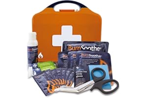 Reliance Medical Burns Standard First Aid Kit in Aura Carry Box for Ref 124 by Reliance Medical