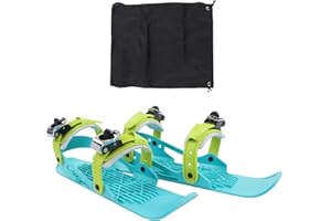KENANLAN Mini Patins de ski courts pour enfants - Réglable - Pour sports d'hiver - Pour la neige