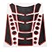 Wandtattoo Kunststoff 3D Fuel Tank Protector Aufkleber für Honda Yamaha Suzuki Kawasaki Red