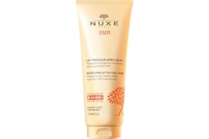 NUXE Sun Refreshing After-Sun Lotion, Soothing & Cooling After-Sun Body Lotion, Hydrates & Revives Skin, Enhances Glow & Extends Tan for 2 Weeks, Vegan Formula
