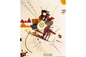 1art1 Vassily Kandinsky Poster Contour, 1924 Affiche Reproduction 50x40 cm
