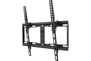 One For All TV Bracket – Tilt (15°) Wall Mount – Screen size 32-65 Inch - For All types of TVs (LED LCD Plasma) – Max Weight 100kgs – VESA 200x200 to 400x400 - Black - WM4421