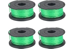 COEWUR 4PCS Strimmer Spool for Black and Decker, 20ft φ2mm Grass Strimmer Line Replacement Trimmer Wire for Black + Decker Trimmer GL7033 GL9035 GL8033, A6482 A6486