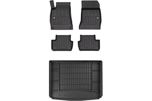 MOTOS Set di tappetini in gomma e tappetini per il bagagliaio per Mercedes-Benz B Classe W246 2011-2018 Migliorare il comfort di viaggio con tappetino antiscivolo auto 3D- tappetini per tutte le stagi