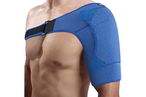 DOACT Shoulder Support, Adjustable Shoulder Brace for Men and Women, Shoulder Strap Support，Frozen Shoulder Relief and Rotator Cuff Support Fits Left and Right, L: 39-55"
