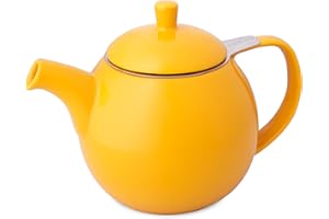 FORLIFE Curve Teekanne mit Teesieb, 680 ml, Mandarine