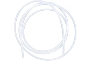LAVMHAB Silikonschlauch 3mm x 5mm 4 Meter Länge, Lebensmitteltaugliche Schläuche Flexibler Schlauch Klar Wasser Luft Rohre für die Pumpe übertragen