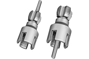 KNOCERY Rohrgewindeschneider-Set für Innen- und Außengewinde, 1/2" und 3/4" Gewindebohrer mit Doppelkopf, für PVC-, PPR- und Kunststoffrohre, für Sanitär-, Elektro- und Gartenarbeiten