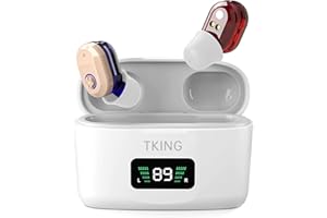 TKING Wiederaufladbarer Sound-Verstärker, Sprachverstärkungsgerät und persönlicher Audioverstärker, Hilfe zum Fernsehen und Sprechen.