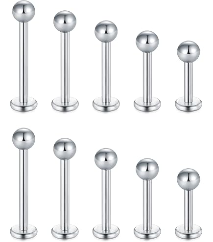 60 dischi in silicone curativi per piercing a disco trasparente per lobi dell'orecchio