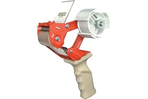 Pacplus HPG50B Heavy Duty Premium Pistol Grip Carton Sealer, 50mm/132mm