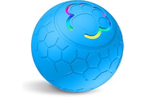Irishom Palla Giocattolo per Animali Domestici - Giochi Interattivi per Cani Jolly Ball Palla da Pastore per Cani - Design a Doppia modalità Resistente e Sicura Porta di Ricarica Impermeabile IP54