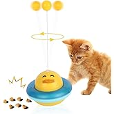 MADPET 360&deg; D&ouml;nen &Ouml;rdek Şekilli İnteraktif Kedi Oyuncağı &ndash; Atıştırmalık Dispenserli Zeka Geliştirici Kedi Eğitim Oyuncağı &ndash; D
