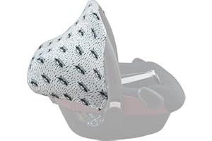 JYOKO KIDS Capot compatible avec Maxi Cosi, Bebe Confort Pebble en coton (Raccoon)